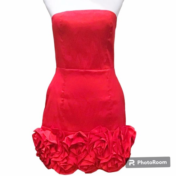 Free Generation Dresses & Skirts - Free Generation Women's Strapless Ruffle Dress